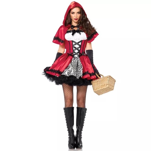 NEW Leg Avenue Gothic Red Riding hood Costume - Picture 1 of 3